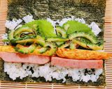 韓国キムパ風ゴーヤ入りポークたまご作り方11写真