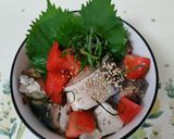 簡単！鯖缶トマト丼作り方5写真