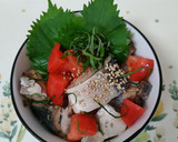 簡単！鯖缶トマト丼作り方5写真
