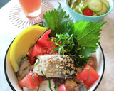 簡単！鯖缶トマト丼作り方6写真
