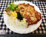 材料2つ☆業スー簡単時短和風ハンバーグ!作り方4写真