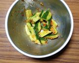 ヨウサマの減塩胡瓜とカニカマの味噌和え作り方5写真