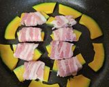 かぼちゃの肉巻き~甘辛生姜だれ作り方4写真
