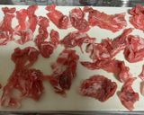 割と簡単☆豚しゃぶ肉de1口トンカツ作り方1写真