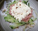 レンコンきゅうりツナ缶のごまマヨサラダ作り方2写真