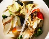 ほんのりシーフード味噌炒味白菜回鍋肉風作り方15写真