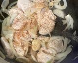 鶏ムネ肉と舞茸とさつまいもの豆乳シチュー作り方5写真