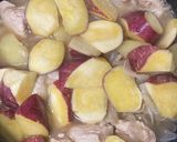 鶏ムネ肉と舞茸とさつまいもの豆乳シチュー作り方11写真