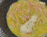 クリームも牛乳も使わないカルボナーラ作り方5写真