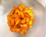 漬時間無コク旨人参さっぱり甘酢味噌浅漬け作り方1写真