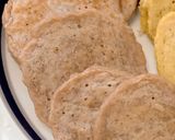 オートミールとスムージーのパンケーキ作り方4写真
