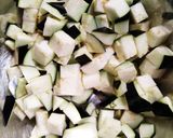 旬のナスとお餅のお好み焼き作り方1写真