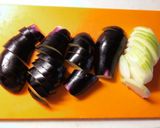 鰹のたたきと茄子のトマト煮作り方1写真