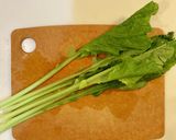 蕪の葉 味噌汁作り方1写真