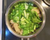 蕪の葉 味噌汁作り方2写真
