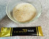 簡単！オートミールと豆腐でブラウニー作り方3写真