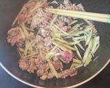 茄子と豚肉の味噌炒めチンジャオロース風作り方6写真