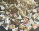 スプーンで頂く♪♪炒飯風焼きうどん♪♪作り方6写真