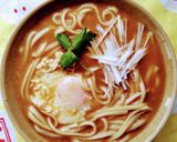 乾麺細うどんのカレーうどん♪作り方1写真