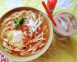 乾麺細うどんのカレーうどん♪作り方4写真