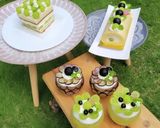 シャインマスカットケーキ作り方8写真