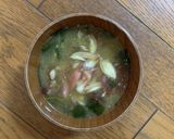 海藻サラダの味噌汁作り方4写真