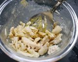 キッチンの秘密！蒸し鶏皮の胡麻和え作り方2写真