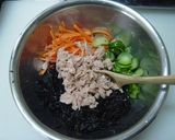 ツナとひじきのサラダ✿ごまドレッシング味作り方3写真