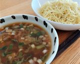 かつおだしのきいた*肉味噌つけ麺作り方6写真