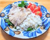 鶏もも肉の炊き込みご飯（海南鶏飯）作り方11写真