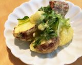 渋皮付栗のかき揚げ作り方5写真