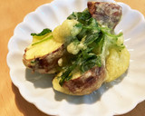 渋皮付栗のかき揚げ作り方5写真