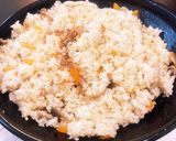メスティン飯(しめじと人参)作り方8写真