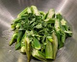 Basil Okra Salad作り方4写真