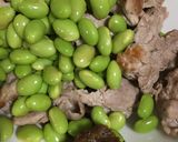 豚肉と枝豆のにんにく味噌和え作り方4写真