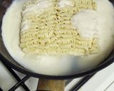 サッポロ一番塩ラーメンの濃厚豆乳作り方3写真