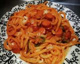 ナポリタンうどん!❨(@≧↺≦@)❩wノ作り方3写真