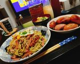 スパム塩焼きそば作り方6写真