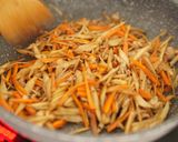 【豚肉入】メイン料理になるきんぴらごぼう作り方12写真