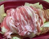 キャベツと豚バラの酒蒸し作り方1写真