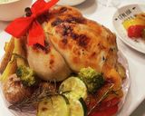 クリスマスやお祝いに♡丸鶏ローストチキン作り方15写真