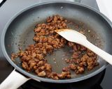 なすの中華風肉味噌あん。作り方4写真