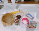 絶品!チョコバナナ☆バスクチーズケーキ作り方1写真