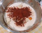 絶品!チョコバナナ☆バスクチーズケーキ作り方7写真