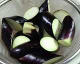 簡単！美味しい茄子の辛子漬け♪作り方1写真