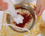 絶品!チョコバナナ☆バスクチーズケーキ作り方8写真