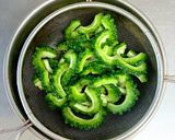 豆腐無し『ふわふわ卵のゴーヤチャンプル』作り方2写真