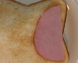 目玉焼きハムトースト作り方11写真