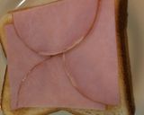 目玉焼きハムトースト作り方12写真