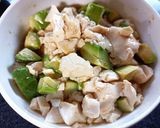 罪悪感なし!柚子胡椒のアボカド豆腐サラダ作り方6写真